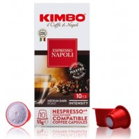 Kimbo (Кимбо) Наполи Эспресо 90% Арабики 10 капсул для Неспрессо (Италия)