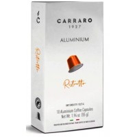 Carraro (Караро) Ристрето 10 капсул для Неспрессо 55г. Крепость 12/14 (Италия)