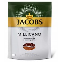 Jacobs  (Якобс) Монарх Милликано 200г. сублимированный с молотым кофе (Россия)