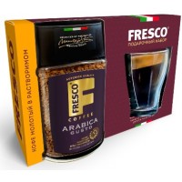 Fresco (Фреско) Арабика Густо 100г. растворимый с молотым кофе Набор (Италия, Россия)