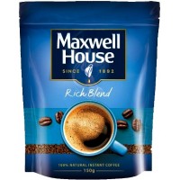 Maxwell House (МаксвелХаус) Рич Бленд 150г. сублимированный кофе (Россия)