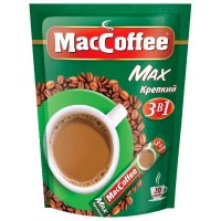 MacCoffee Max Маккофе Макс Крепкий 3в1 20пак. по 16г. (Россия)