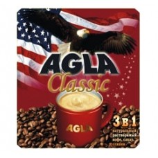 AGLA (Агла) Классик 3 в 1 кофе,  сливки, сахар 50 пак. по 18г. (Россия)