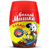 Белый Мишка Какао напиток быстрорастворимый 300г. АКЦИЯ!!!(Россия)