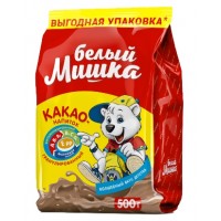 Белый Мишка Какао напиток быстрорастворимый 500г. АКЦИЯ!!!(Россия)