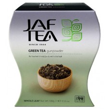 JAF tea (Джаф Ти) Ганпаудер 100г. зелёный крупнолистовой чай (Шри-Ланка)