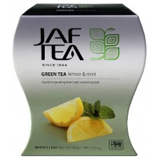 JAF tea (Джаф Ти) Лимон Мята 100г. зелёный с добавками (Шри-Ланка)