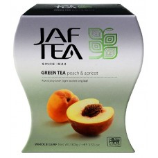 JAF tea (Джаф Ти) Персик Абрикос 100г. зелёный с добавками (Шри-Ланка)