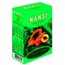 Nansi (Нанси) Персик и Папайя 100г. зелёный с кусочками папайи (Шри-Ланка)