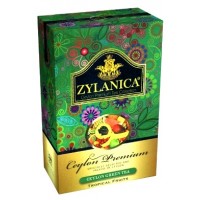 Zylanica (Зеланика) Тропические фрукты 100г. зелёный чай (Шри-Ланка)