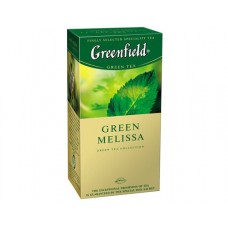 Greenfield (Гринфилд) Грин Мелисса 25 пак. зелёный чай с добавками (Россия)