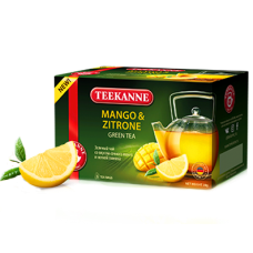 Teekanne (Тиканн) Манго Лимон 20пак.по 1.5г. зелёный с добавками  (Германия)
