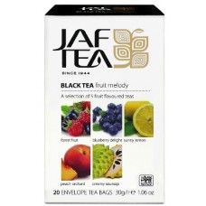 JAF tea (Джаф Ти) Фрут Мелоди ассорти 5 видов 20пак. чёрный с добавками (Шри-Ланка)