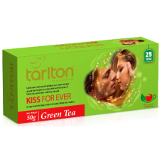 Tarlton (Тарлтон) Поцелуй навсегда  зелёный чай с маракуйей и саусепом 25пак. по 2г. (Шри-Ланка)