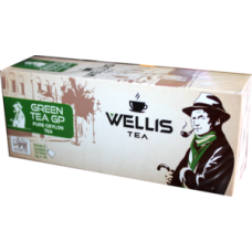 Wellis (Веллис) Зелёный 25пак. по 2г. цейлонский зелёный чай (Шри-Ланка)