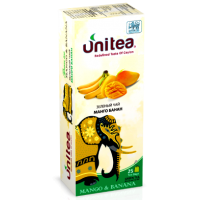 Unitea (Юнити) Манго Банан  25пак. по 2г. зелёный с ароматом манго и банана (Шри-Ланка)