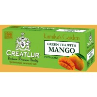 Creatlur (Креатлюр) Зелёный Манго 25пак. цейлонский зелёный с ароматом манго (Шри-Ланка)