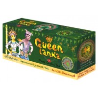 QueenLanka (Королева Ланка) Зелёный 25пак. по 2г.  сорта Ганпаудер1 Премиум класс (Шри-Ланка)