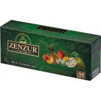Zenzur (Зензур) Грин Ассорти 25пак. по 2г. 5 ароматов зепёный цейлонский отборный (Шри-Ланка)