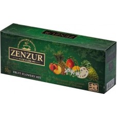 Zenzur (Зензур) Грин Ассорти 25пак. по 2г. 5 ароматов зепёный цейлонский отборный (Шри-Ланка)
