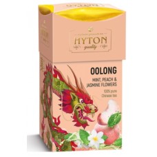Hyton (Хайтон) Мята Персик и Цветы Жасмина 90г. бирюзовый чай улун (Китай)