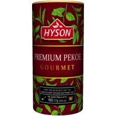 Hyson (Хайсон) Премиум Пеко 100г. чёрный крупнолистовой сорта пеко (Шри-Ланка)