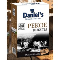 Daniel's (Дэниэлс) Пекое 250г. молодой крупнолистовой чёрный чай сорта пекое(Шри-Ланка)