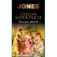 Jones (Джонс) Супер Пекое 500г. молодой крупный лист сорта Супер Пекое (Шри-Ланка)