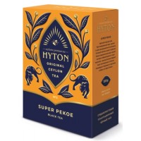 Hyton (Хайтон) Супер Пекое 200г. чёрный, крупный, скрученный  (Шри-Ланка)