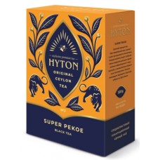 Hyton (Хайтон) Супер Пекое 200г. чёрный, крупный, скрученный  (Шри-Ланка)