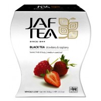 JAF tea (Джаф Ти) Клубника Малина 100г. чёрный с добавками (Шри-Ланка)