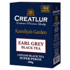 Creatlur (Креатлюр) Бергамот 200г. чёрный крупнолистовой с маслом бергамота.  (Шри Ланка)