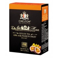 Chelton (Челтон) Благородный дом Маракуйя 100г. чёрный чай с маслом и цедрой маракуйи Премиум (Шри-Ланка)
