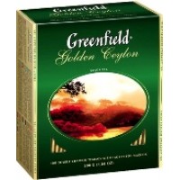 Greenfield (Гринфилд) Голден Цейлон 100 пак. чёрный чай (Россия)