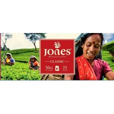 Jones (Джонс) Классик 30пак. по 2г. чёрный пакетированный чай (Шри-Ланка)