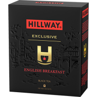 Hillway (Хилвей) Английский завтрак 100пак.по 2г. в метал. сашетах (Шри-Ланка  Россия)