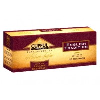 Cupful (Капфул) Английский Завтрак 25пак. по 2г. чёрный пакетированный (Шри-Ланка)