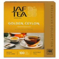 JAF tea (Джаф Ти) Голден Цейлон 100пак. по 1,5г. чёрный чай в пакетиках  (Шри-Ланка)
