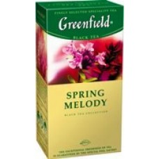 Greenfield (Гринфилд) Сприн Мелоди 25 пак. чёрный чай с добавками (Россия)