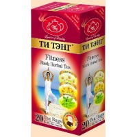 Tea Tang (Тэнг Фитнес) 20пак.  чёрный с Липой, Мятой и Ромашкой  (Шри Ланка)