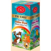 Tea Tang (Ти Тэнг) Для Детей 5 видов по 5 пак. 25 пак. чёрный аромат (Шри Ланка)