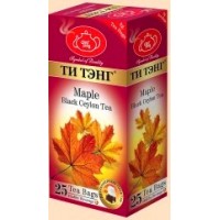 Tea Tang (Ти Тэнг) Кленовый сироп 25 пак.чёрный аромат  (Шри Ланка)