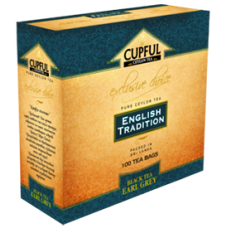 Cupful (Капфул)  Эрл Грей Бергамот натурал. масло 100пак. по 2г. (Шри Ланка)