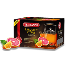 Teekanne (Тиканн) Цитрусовые и Бергамот 20пак. по 2г. чёрный с ароматом (Германия)