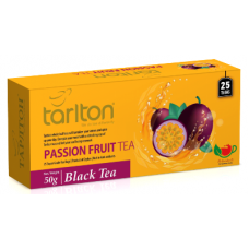 Tarlton (Тарлтон) Маракуйя чёрный чай 25пак.по 2г.  (Шри-Ланка)