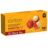 Tarlton (Тарлтон) Рамбутан чёрный чай 25пак.по 2г. (Шри-Ланка)