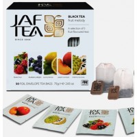 JAF tea (Джаф Ти) Фрут Мелоди ассорти 5 видов 50пак. чёрный с добавками (Шри-Ланка)