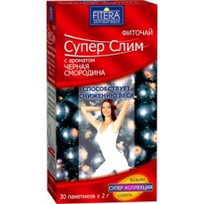 FITERA (Фитера) Супер Слим Смородина 30 пак. (Россия)