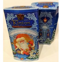 Kinton (Кинтон) Дед Мороз 70г. чёрный крупнолистовой чай Размер:18*9*4,5 см. (Шри-Ланка)