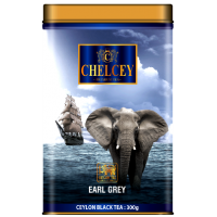 Chelcey (Челси) Эрл Грей 300г. чёрный среднелистовой чай сорта ФБОП с бергамотом Размер: 17,5*12,5*9см. (Шри-Ланка)
